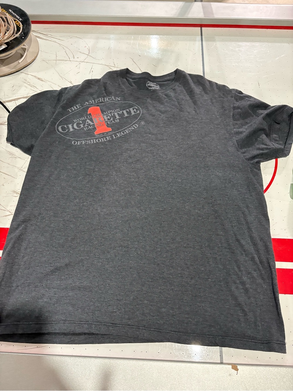Offshore Legend Cigarette Short-Sleeve T-Shirt - Dark Gray